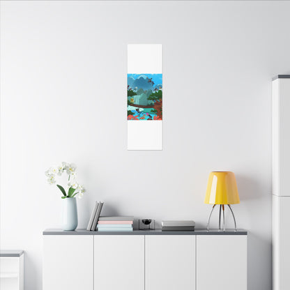 Bedtime Creations Canvas Wall Art — Woodlanders Valley