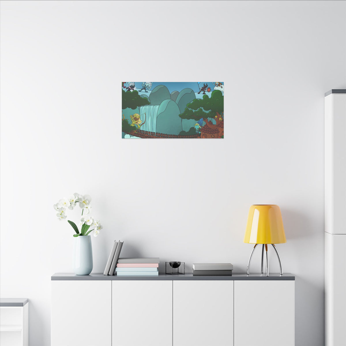 Bedtime Creations Canvas Wall Art — Woodlanders Valley