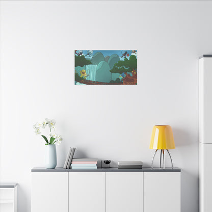 Bedtime Creations Canvas Wall Art — Woodlanders Valley