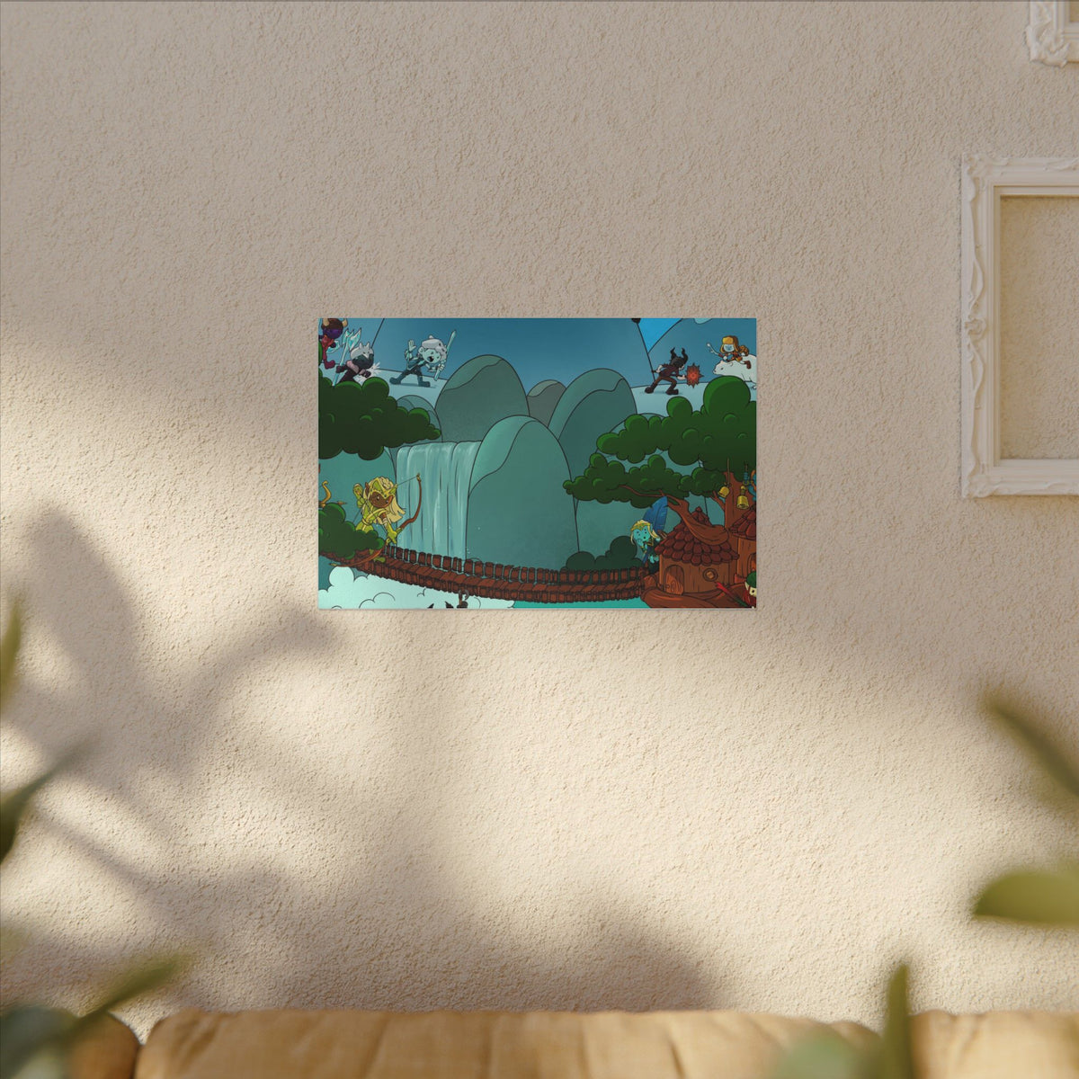 Bedtime Creations Canvas Wall Art — Woodlanders Valley