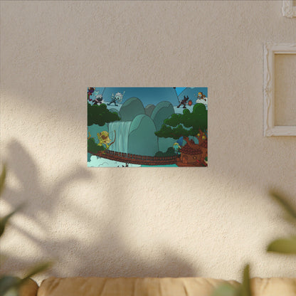 Bedtime Creations Canvas Wall Art — Woodlanders Valley