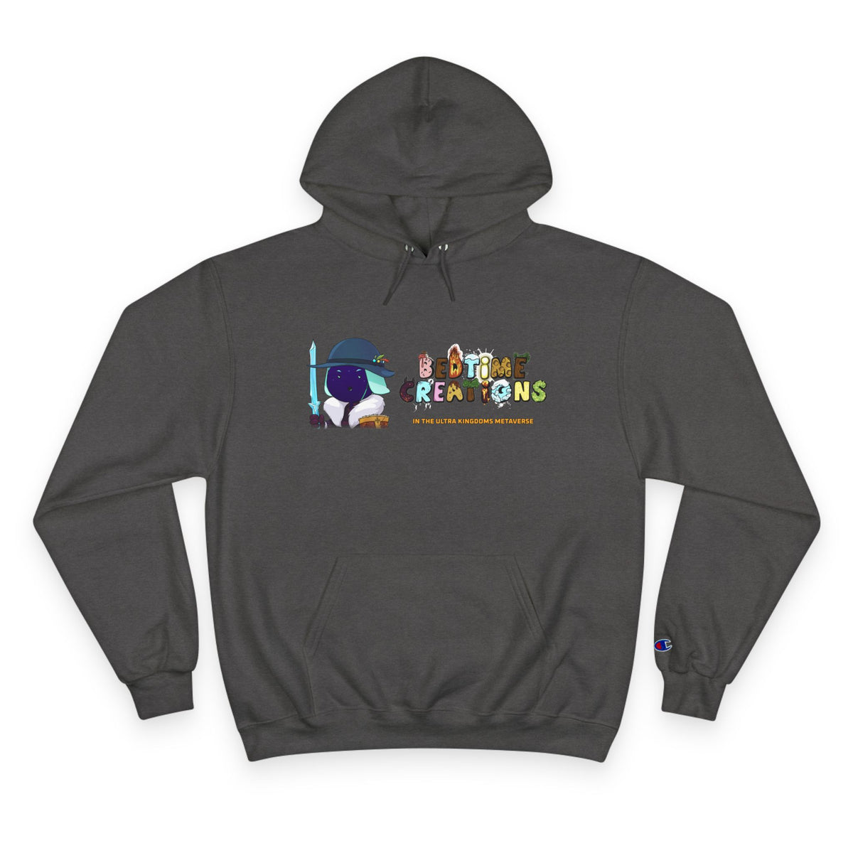 Bedtime Creations x Ultra Kingdoms Hoodie — Frostman Ice Swordsman — Champion Hoodie