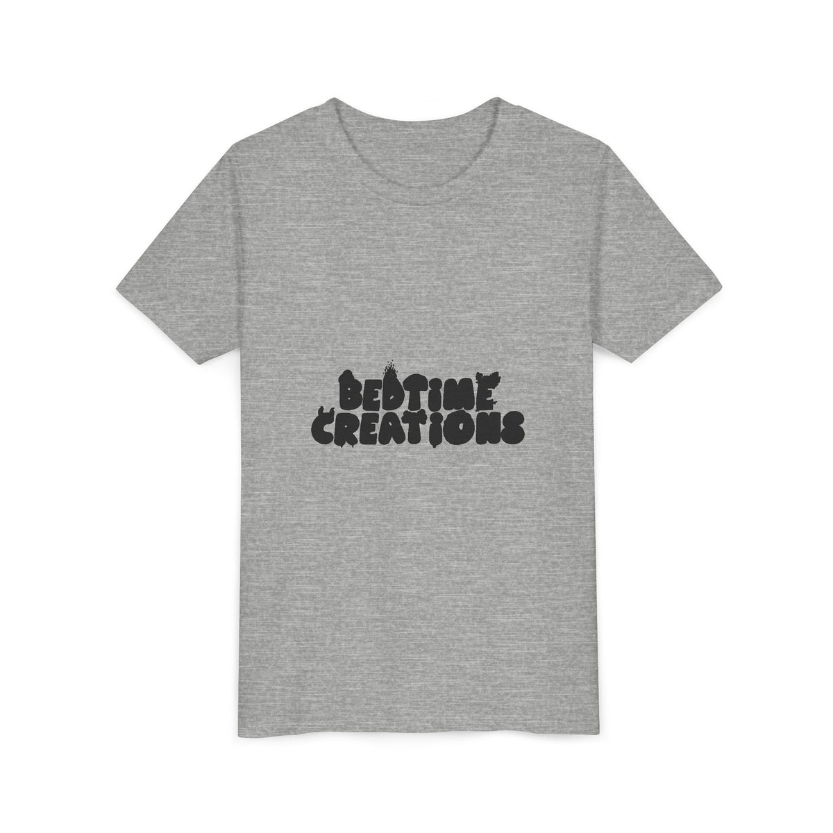 Bedtime Creations Youth Tee — Black Logo