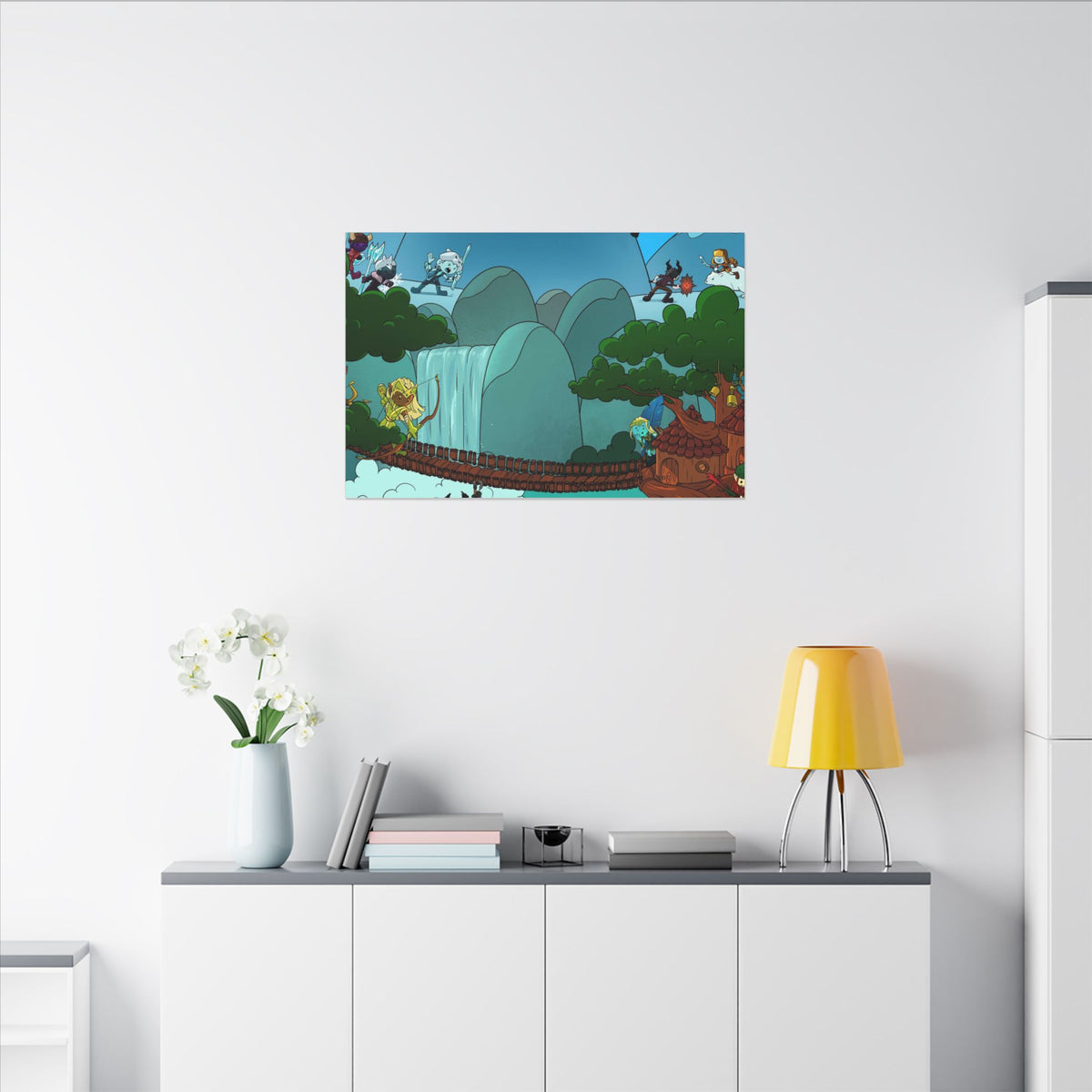 Bedtime Creations Canvas Wall Art — Woodlanders Valley
