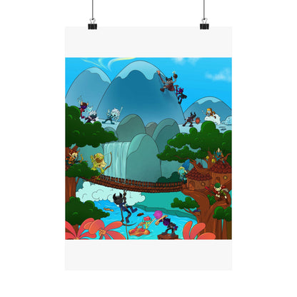 Bedtime Creations Poster — Woodlanders Valley