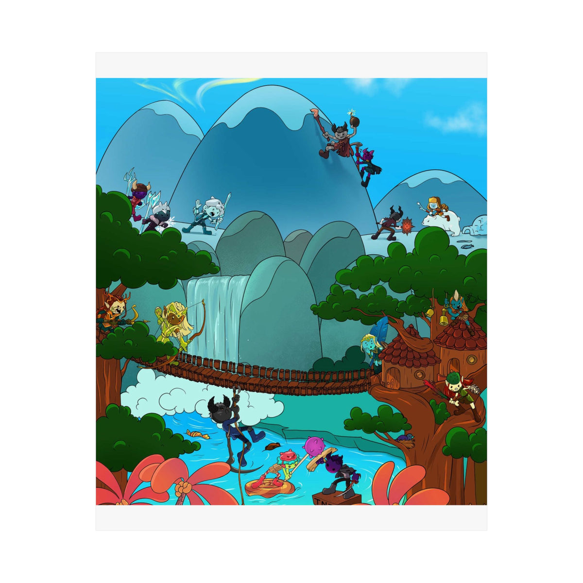 Bedtime Creations Poster — Woodlanders Valley