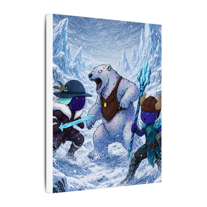 Bedtime Creations Canvas Wall Art — Frostmen vs. Polar Bear