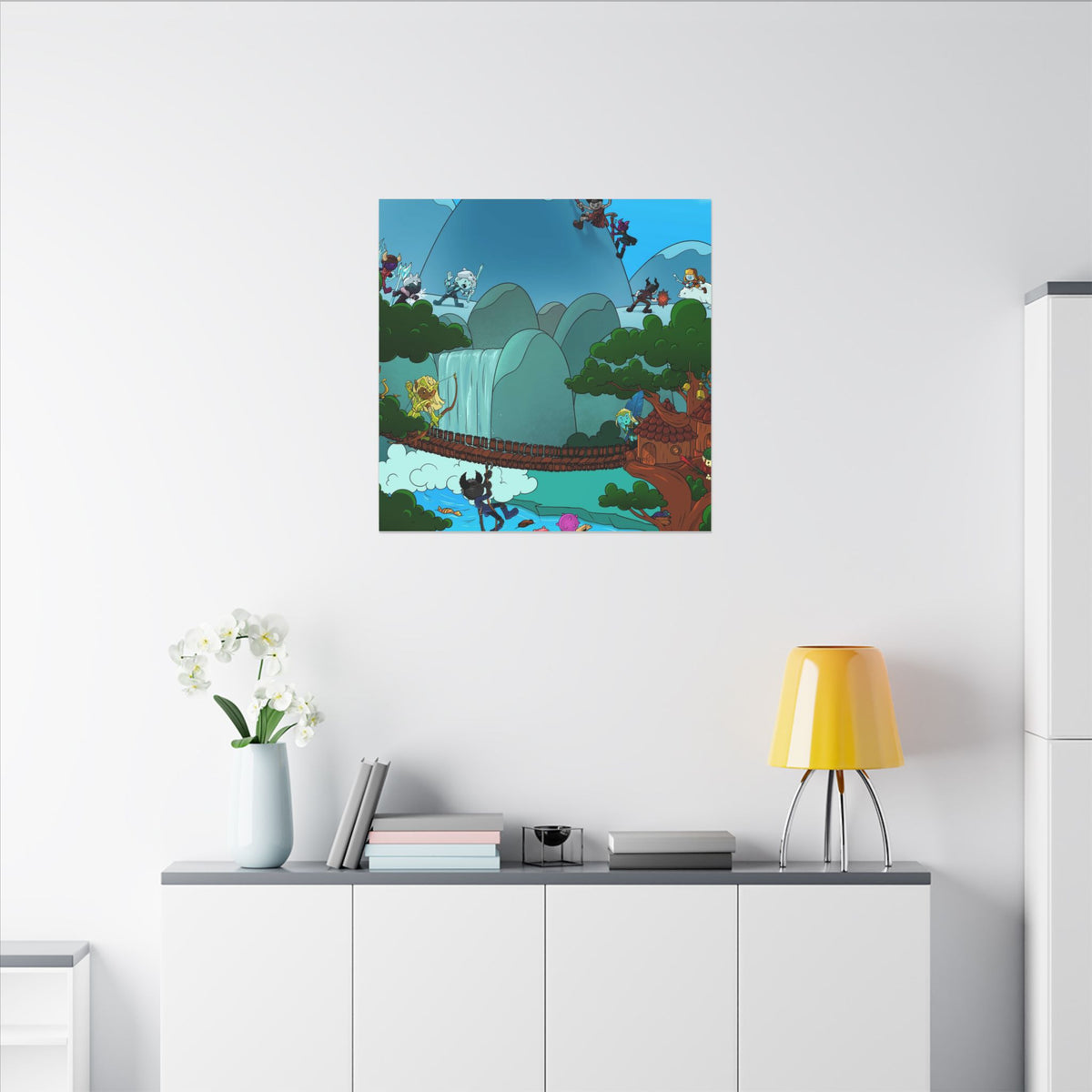 Bedtime Creations Canvas Wall Art — Woodlanders Valley