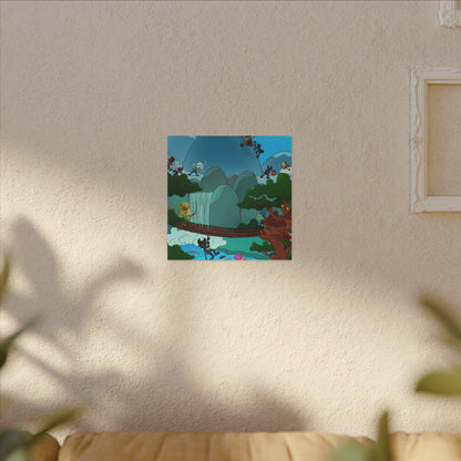 Bedtime Creations Canvas Wall Art — Woodlanders Valley
