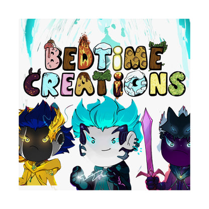 Bedtime Creations Poster — Chibi Fantasy Friends