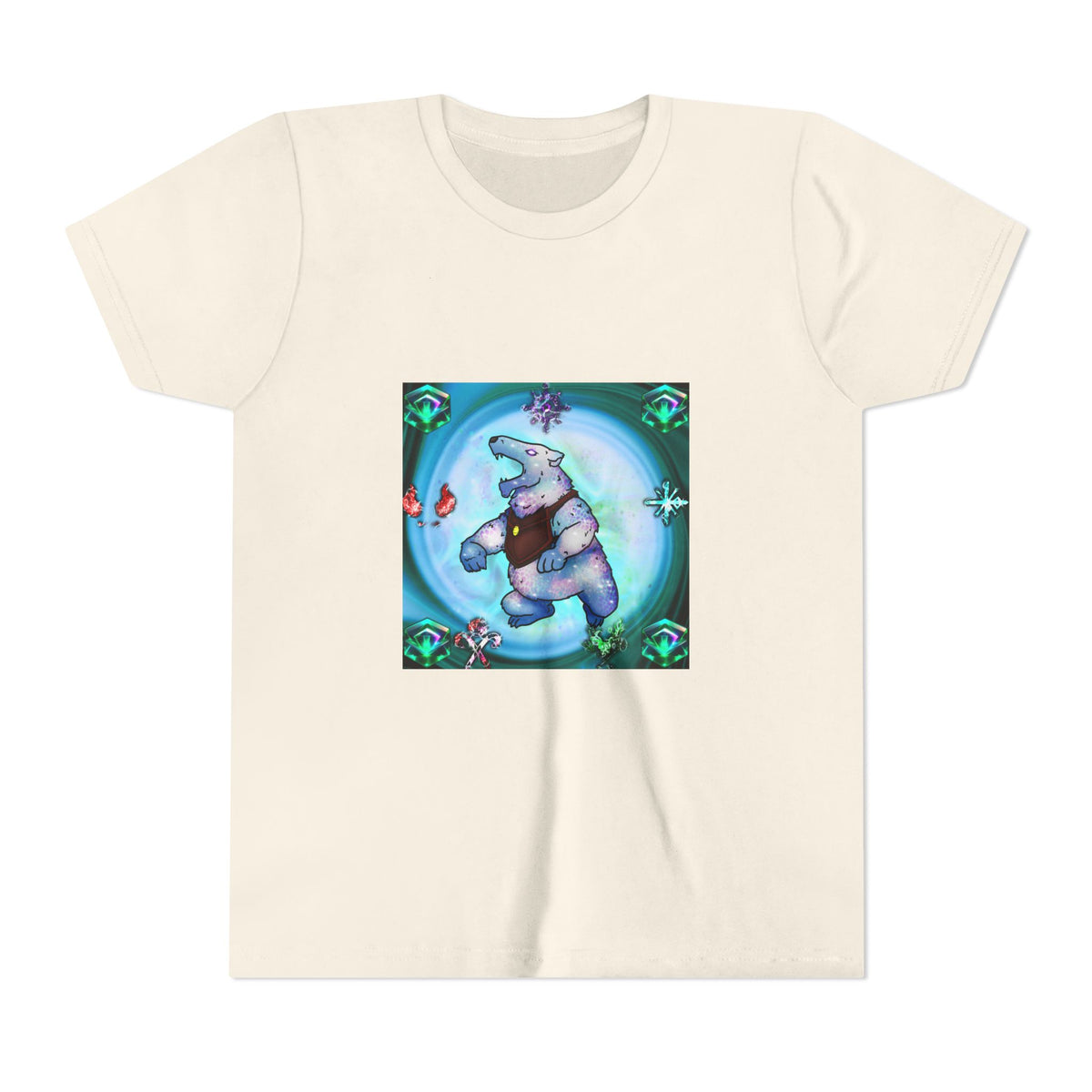 Bedtime Creations Youth Tee — Crystal Polar Bear