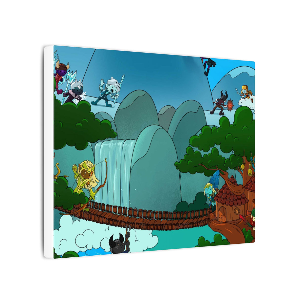 Bedtime Creations Canvas Wall Art — Woodlanders Valley