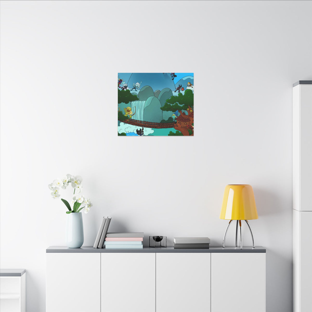 Bedtime Creations Canvas Wall Art — Woodlanders Valley