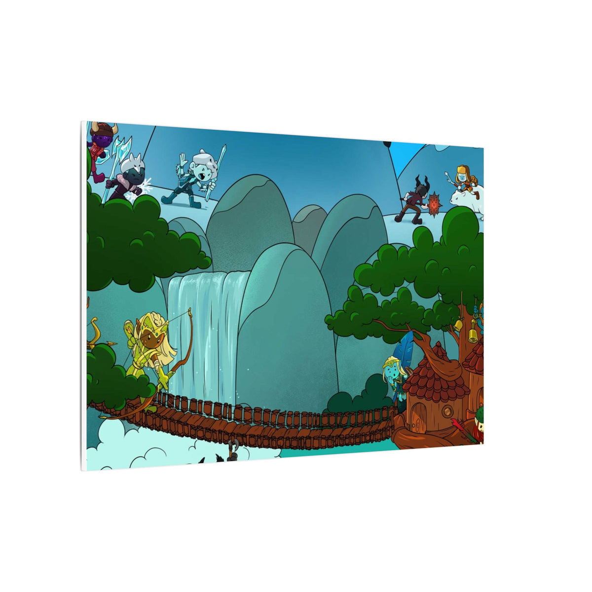 Bedtime Creations Canvas Wall Art — Woodlanders Valley
