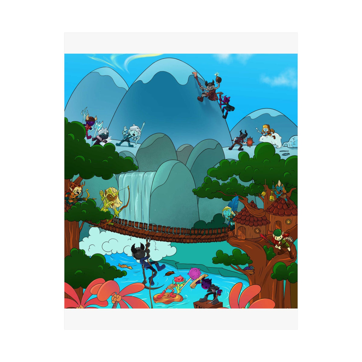 Bedtime Creations Poster — Woodlanders Valley