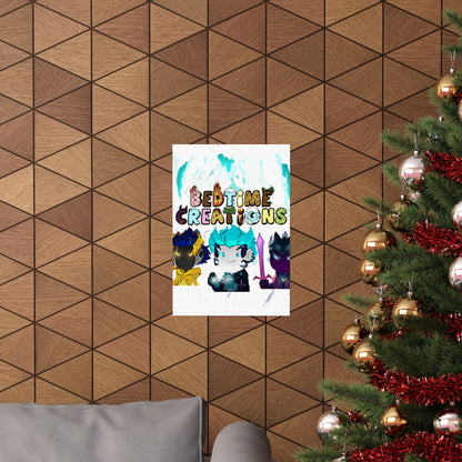 Bedtime Creations Poster — Chibi Fantasy Friends