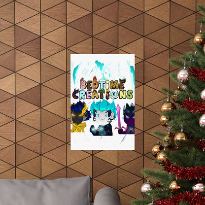 Bedtime Creations Poster — Chibi Fantasy Friends