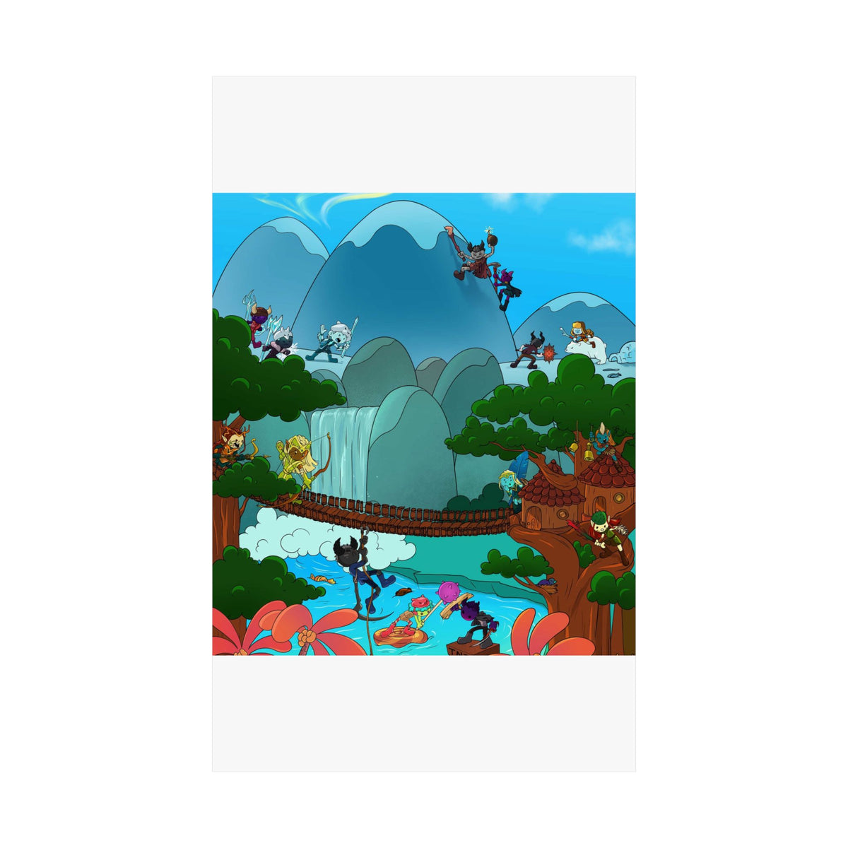 Bedtime Creations Poster — Woodlanders Valley
