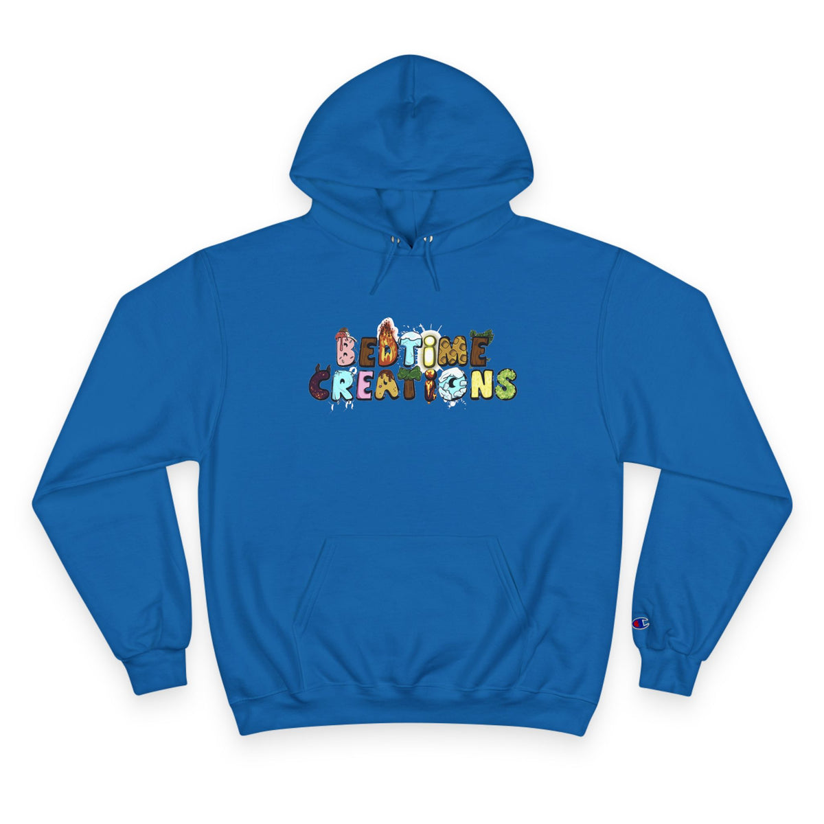 Bedtime Creations Back Art Hoodie #1 — Champion Hoodie