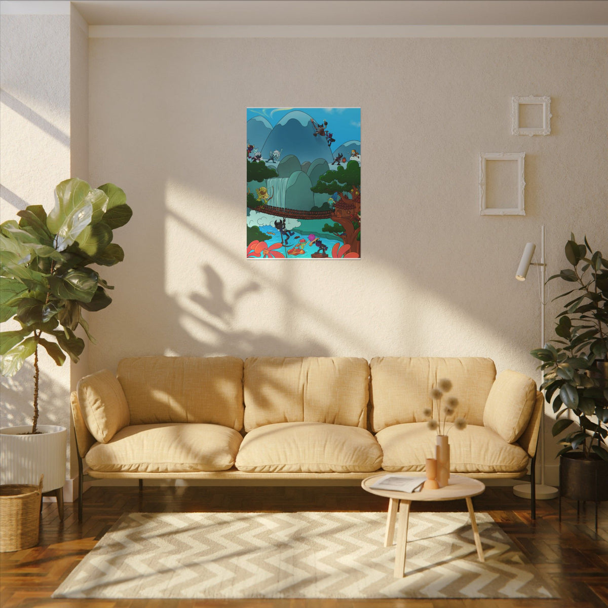 Bedtime Creations Canvas Wall Art — Woodlanders Valley
