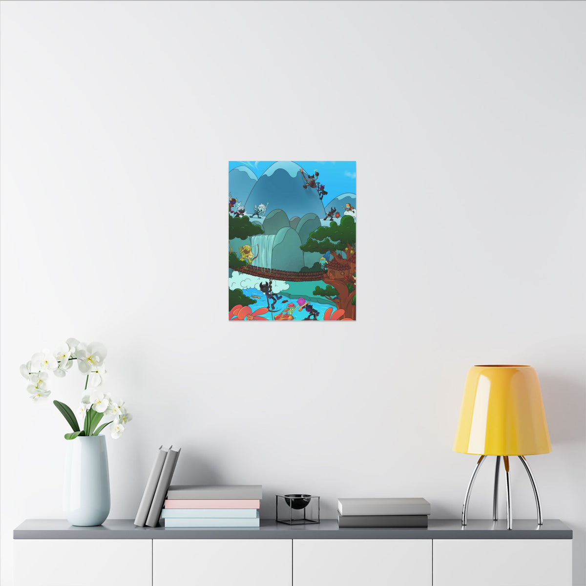 Bedtime Creations Canvas Wall Art — Woodlanders Valley
