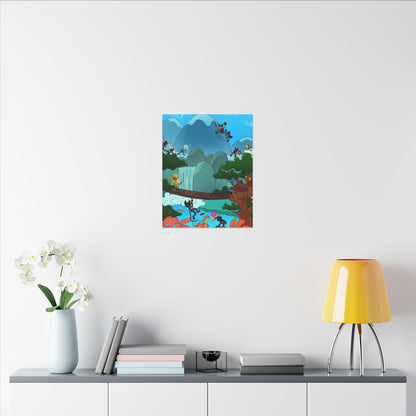 Bedtime Creations Canvas Wall Art — Woodlanders Valley