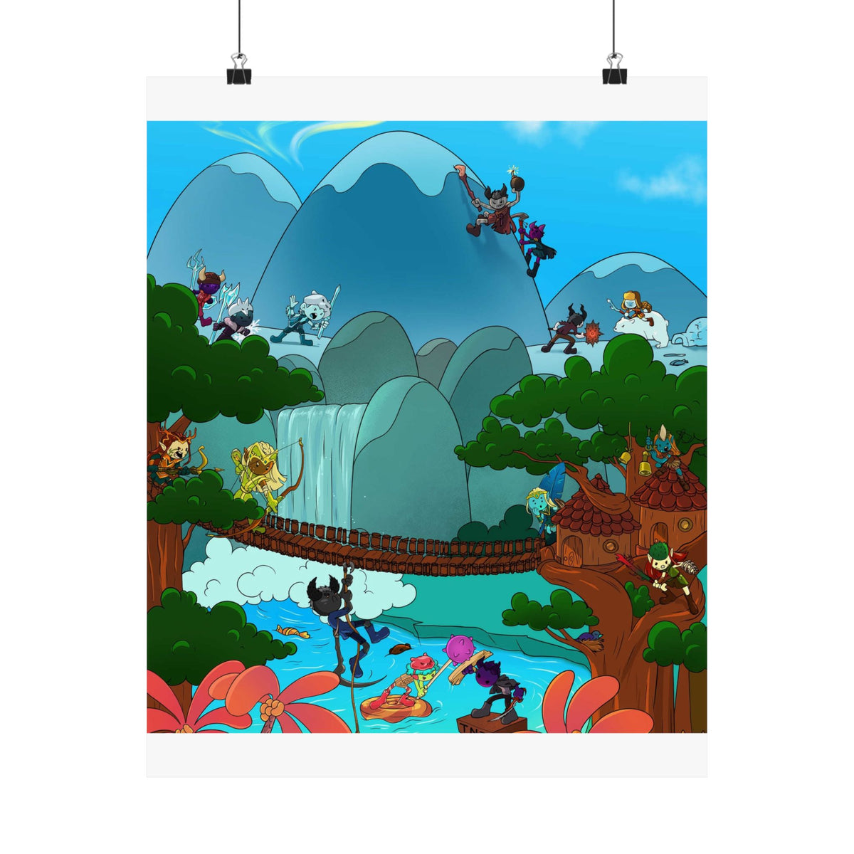 Bedtime Creations Poster — Woodlanders Valley