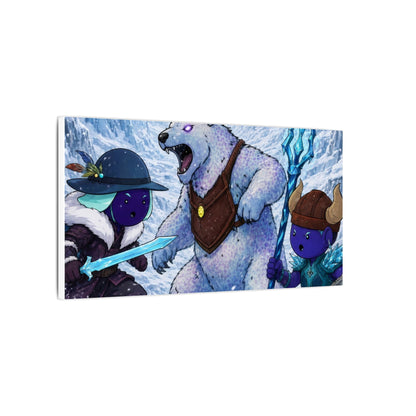 Bedtime Creations Canvas Wall Art — Frostmen vs. Polar Bear