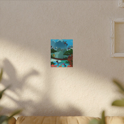 Bedtime Creations Canvas Wall Art — Woodlanders Valley