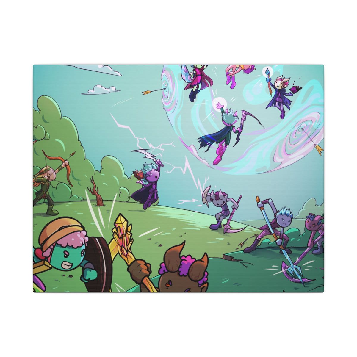 Bedtime Creations Canvas Wall Art — Battle of the Dream Realm