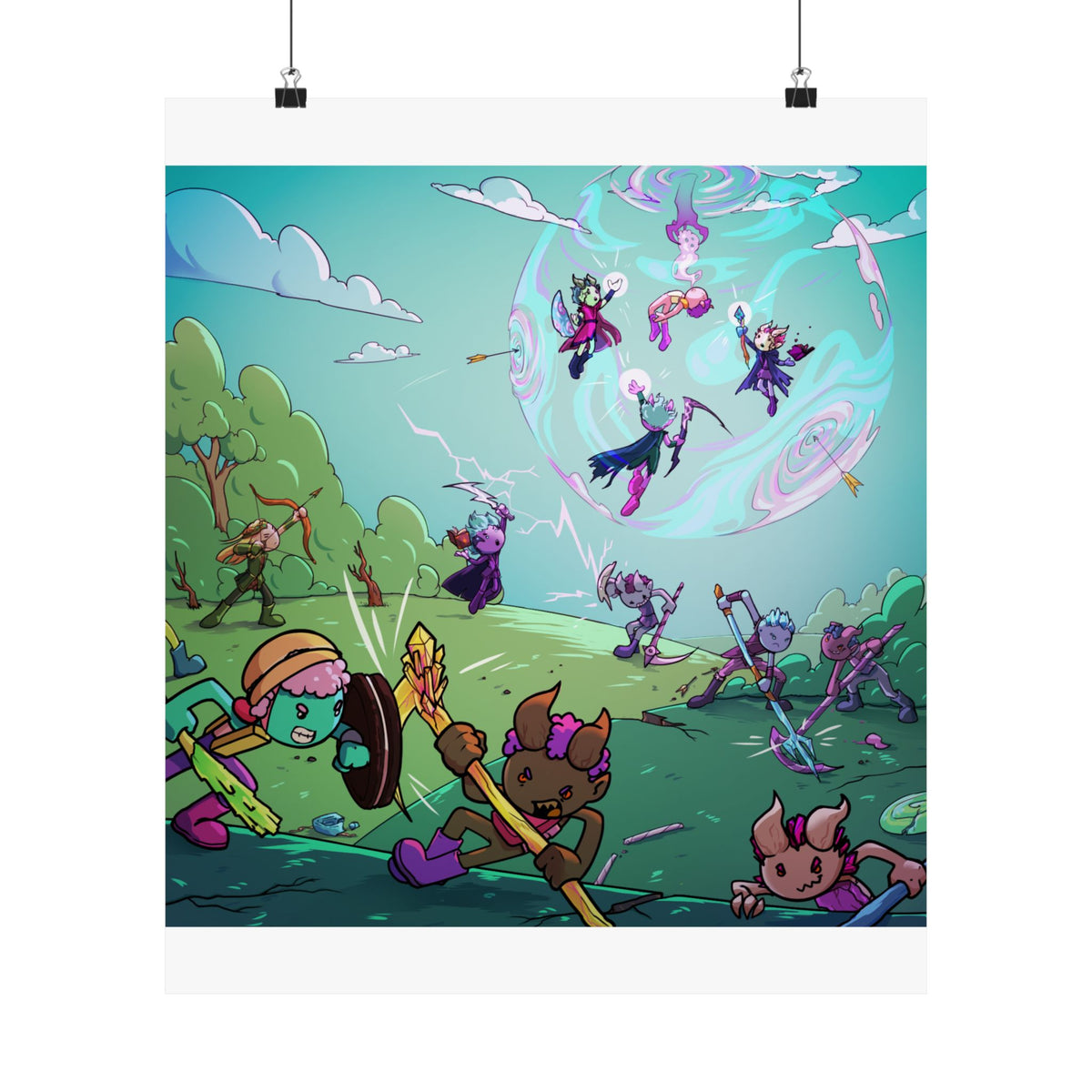 Bedtime Creations Kids Room Poster — Battle of the Dream Realm