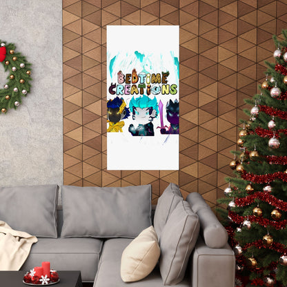 Bedtime Creations Poster — Chibi Fantasy Friends