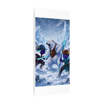 Bedtime Creations Canvas Wall Art — Frostmen vs. Polar Bear