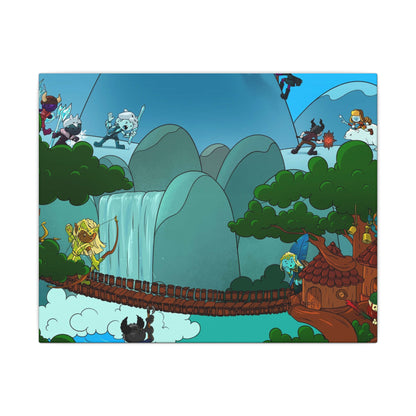 Bedtime Creations Canvas Wall Art — Woodlanders Valley