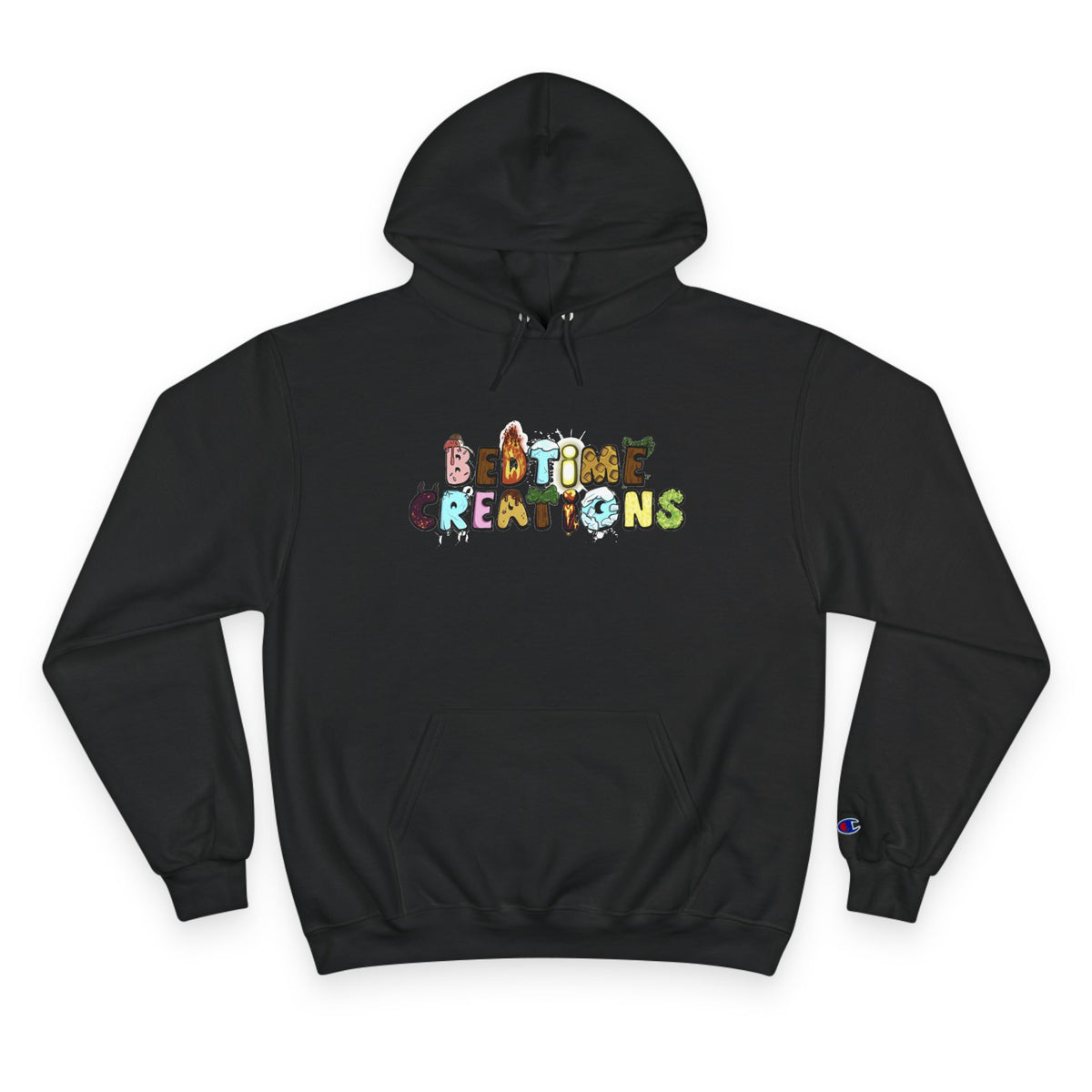 Bedtime Creations Back Art Hoodie #1 — Champion Hoodie