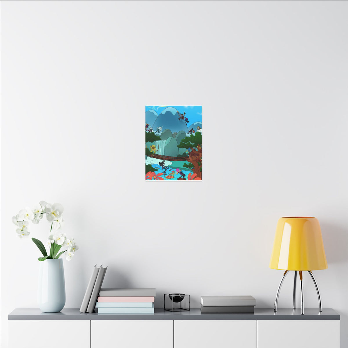 Bedtime Creations Canvas Wall Art — Woodlanders Valley