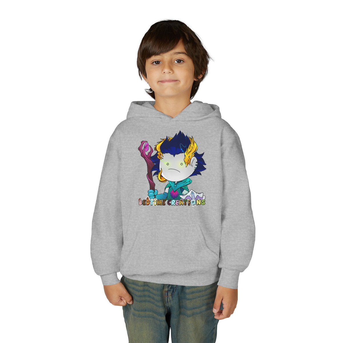 Bedtime Creations Youth Hoodie — Mystic 3