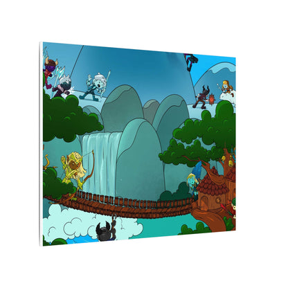Bedtime Creations Canvas Wall Art — Woodlanders Valley