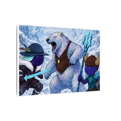 Bedtime Creations Canvas Wall Art — Frostmen vs. Polar Bear