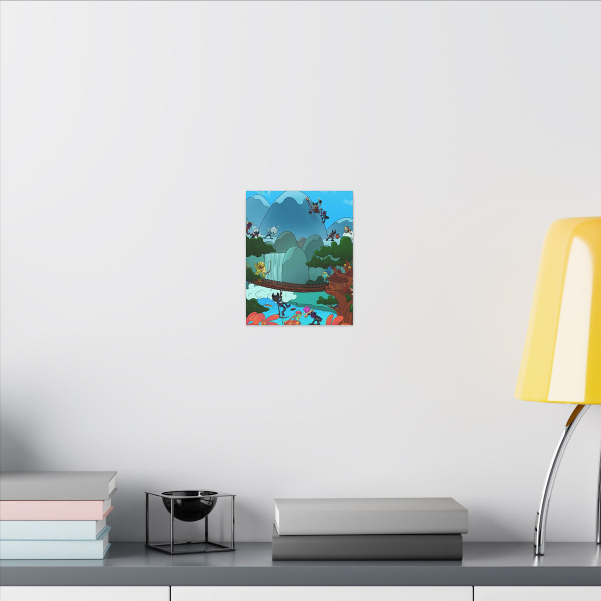 Bedtime Creations Canvas Wall Art — Woodlanders Valley