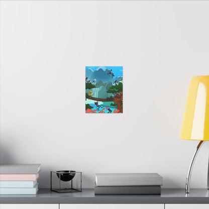 Bedtime Creations Canvas Wall Art — Woodlanders Valley