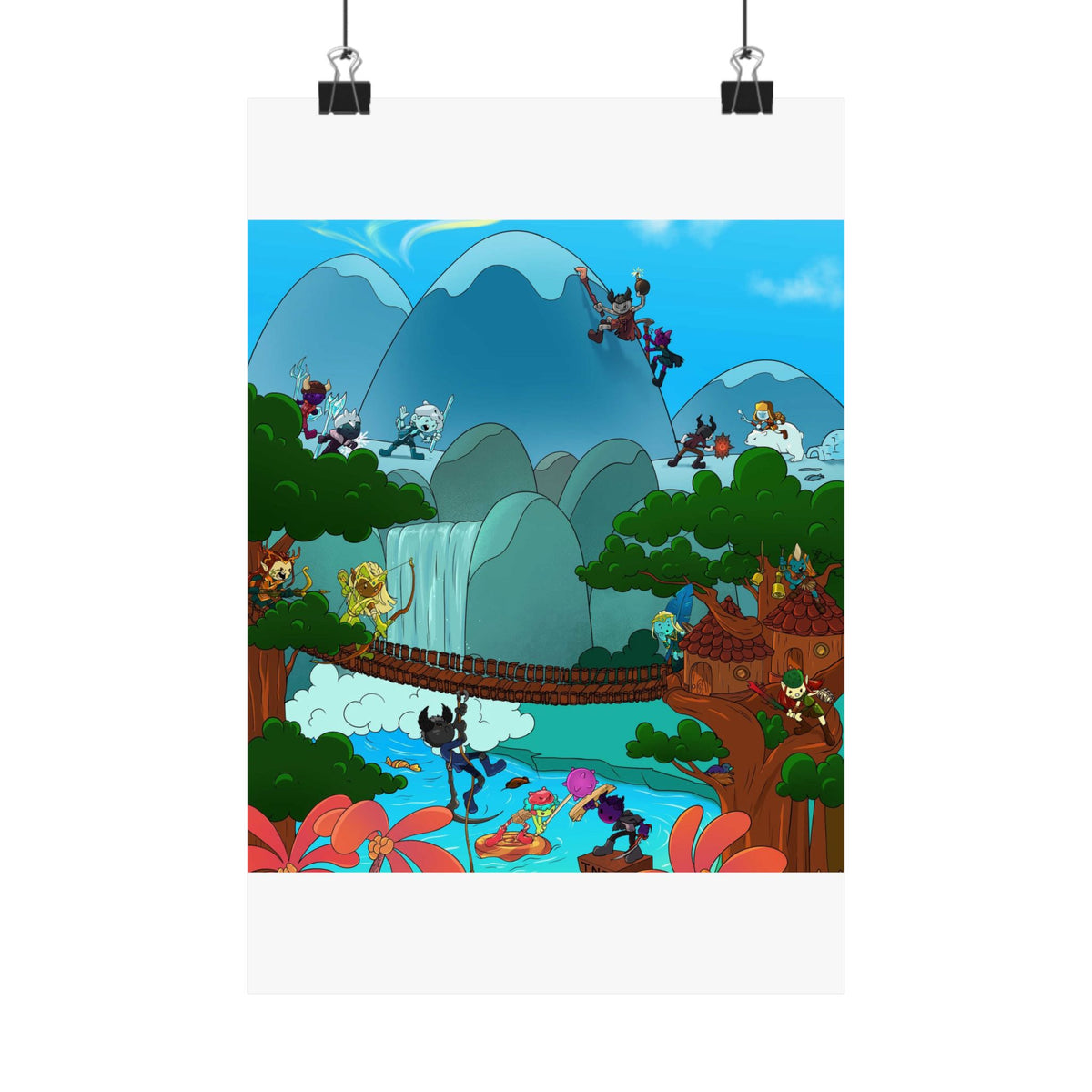 Bedtime Creations Poster — Woodlanders Valley
