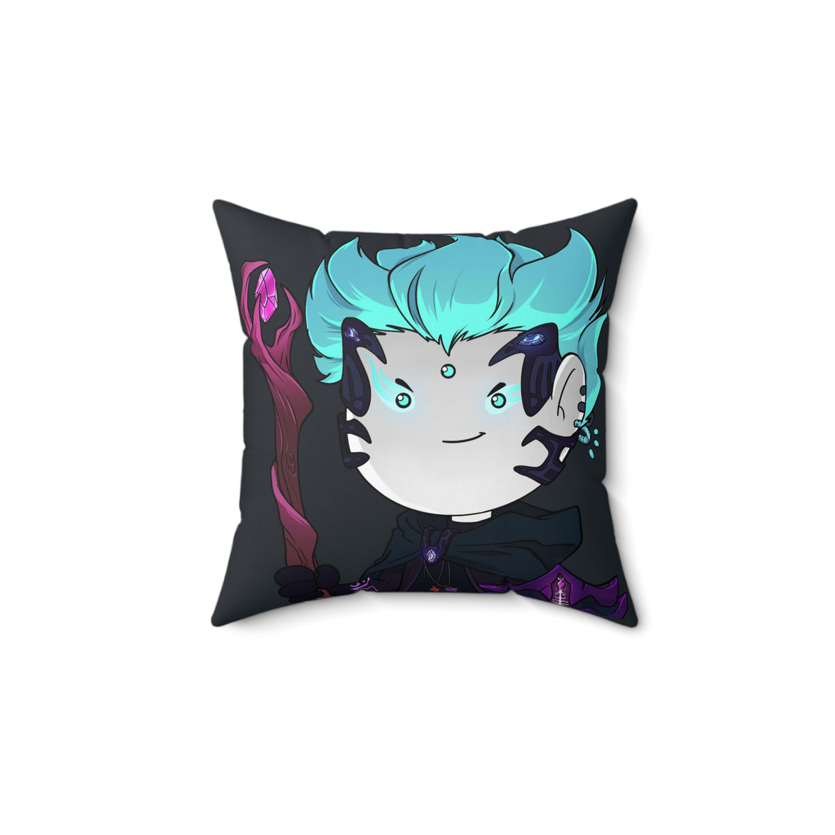 Bedtime Creations Throw Pillow — Mystic Portrait