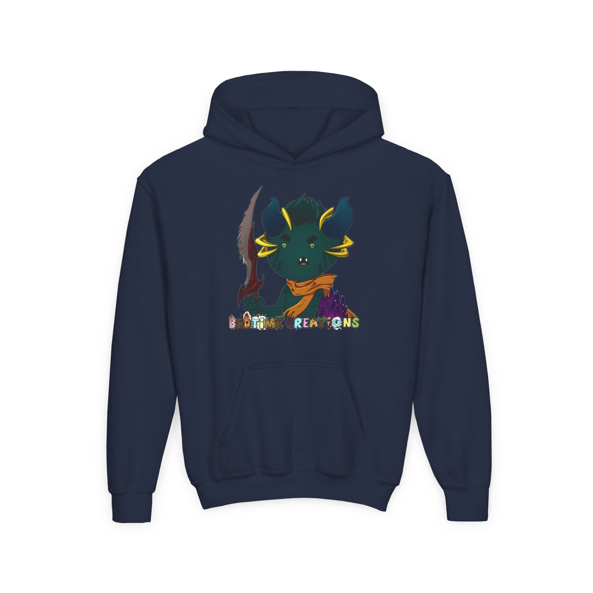 Bedtime Creations Youth Hoodie — Demon 1