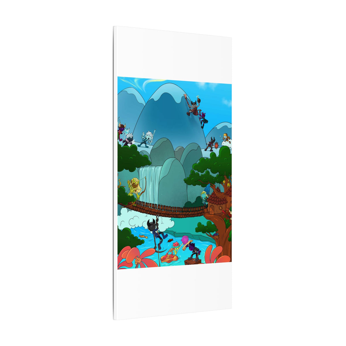 Bedtime Creations Canvas Wall Art — Woodlanders Valley