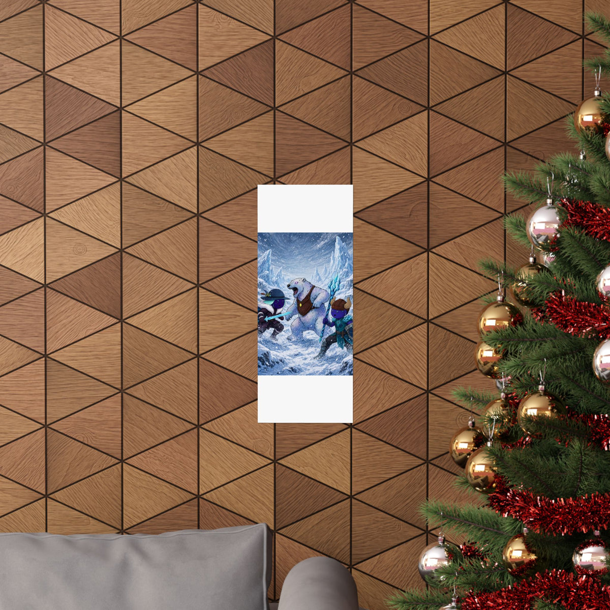 Bedtime Creations Poster — Frostmen vs. Polar Bear