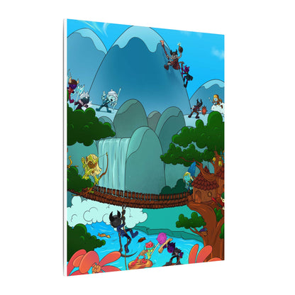 Bedtime Creations Canvas Wall Art — Woodlanders Valley
