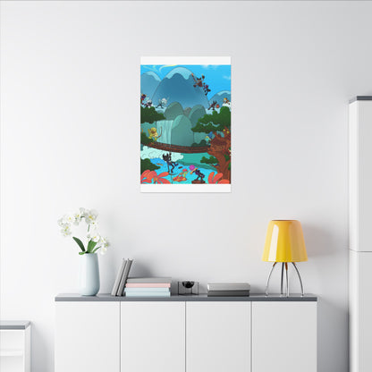 Bedtime Creations Canvas Wall Art — Woodlanders Valley