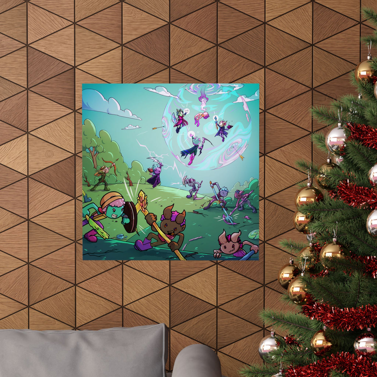 Bedtime Creations Kids Room Poster — Battle of the Dream Realm