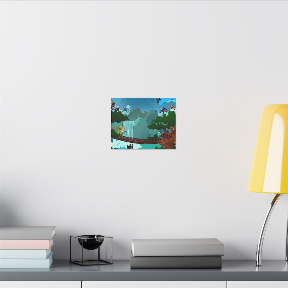 Bedtime Creations Canvas Wall Art — Woodlanders Valley